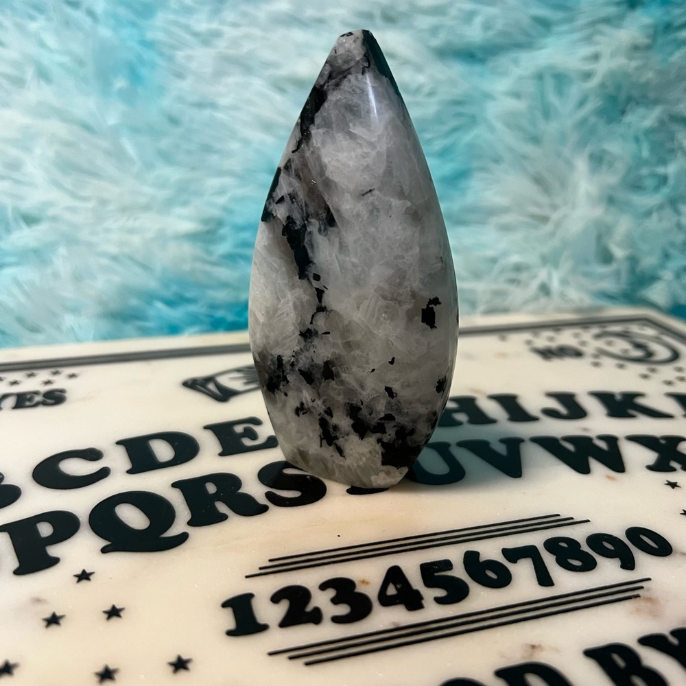 RAINBOW MOONSTONE CRYSTAL TEARDROP